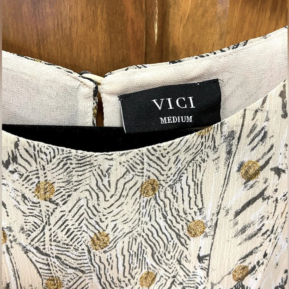 Vici long sleeve peplum blouse Medium - Picture 3 of 7